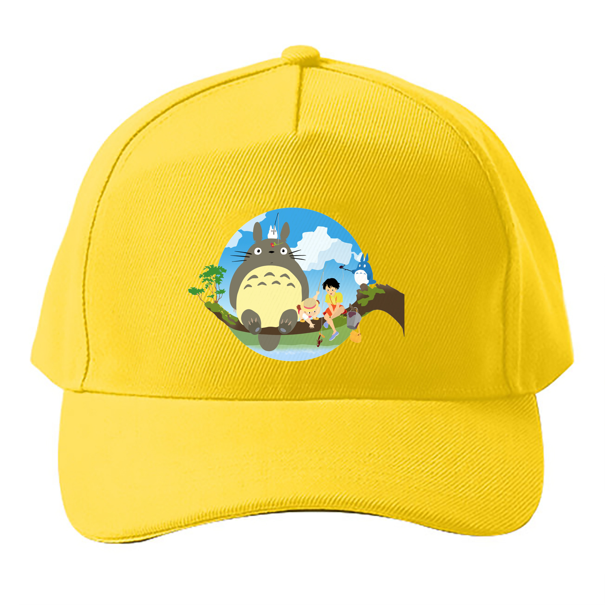 （画像用） となりのトトロ 草壁メイ 草壁サツキ My Neighbor Totoro Satsuki Kusakabe Mei Kusakabe ベースボールキャップ 綿100％ 男女兼用 帽子 スポーツ